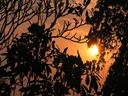 Sunset.